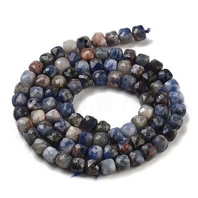 Natural Sodalite Beads Strands G-G140-C05-03-1