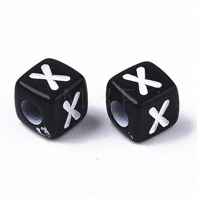 Opaque Acrylic Beads LS-SACR-N002-01X-1