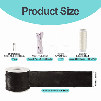 DIY Hair Tie Making Kits DIY-TA0015-81B-1