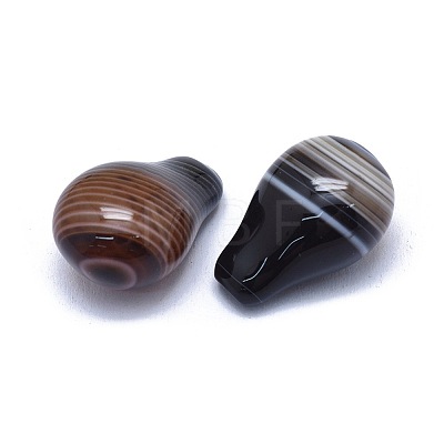 Natural Banded Agate/Striped Agate Beads G-L514-002-1