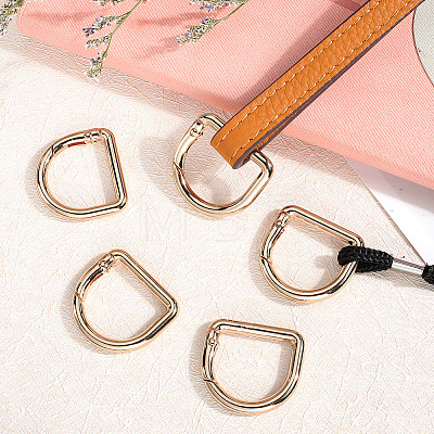 12Pcs Alloy Spring Gate Rings FIND-GF0007-10B-1