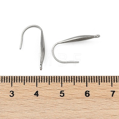 304 Stainless Steel Ear Wire Accessory STAS-Q336-12B-P-1