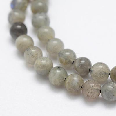 Natural Labradorite Beads Strands G-P322-29-4mm-1