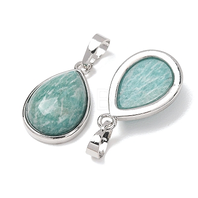 Natural Amazonite Pendants GG-CBA0251-08B-P-1