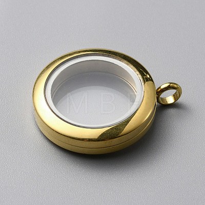 304 Stainless Steel Locket Pendants FIND-WH0032-58B-G-1