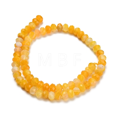 Natural Banded Agate Beads Strands G-Z111-A01-02-1
