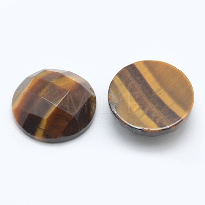 Natural Tiger Eye Cabochons G-E491-G01-1