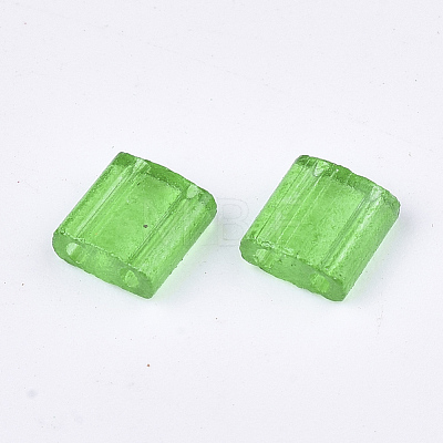 2-Hole Glass Seed Beads SEED-T003-01C-04-1