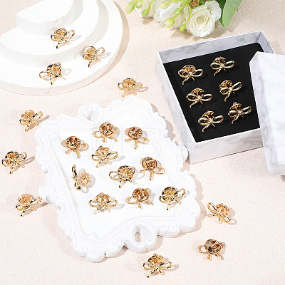 Electroplate Zinc Alloy Anti-glare Lapel Pin Backs JEWB-WH0001-76G-02-1