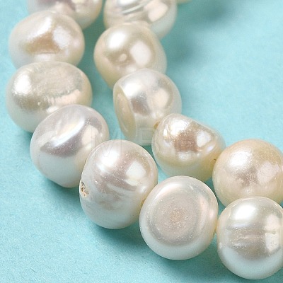 Natural Cultured Freshwater Pearl Beads Strands PEAR-E017-10-1