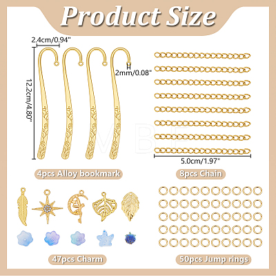 DIY Bookmarks Kits DIY-ME00004-1
