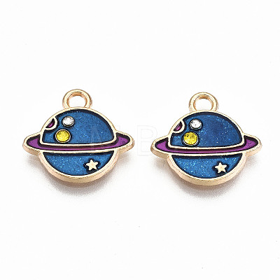 Alloy Enamel Charms X-ENAM-S126-009-RS-1