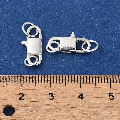 925 Sterling Silver Lobster Claw Clasps STER-D006-16S-1