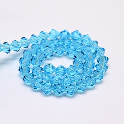 Transparent Glass Beads Strands EGLA-A039-T3mm-D19-1