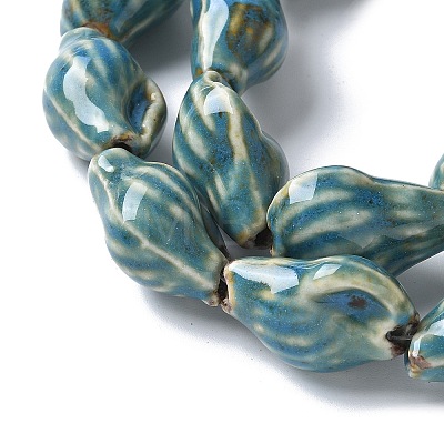 Ocean Series Handmade Porcelain Beads PORC-R002-04I-1