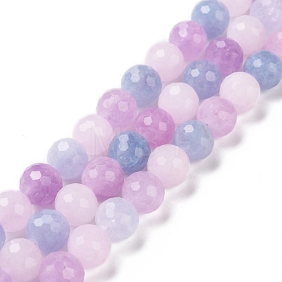 Natural Aquamarine & Rose Quartz & Amethyst Beads Strands G-H280-02B-1