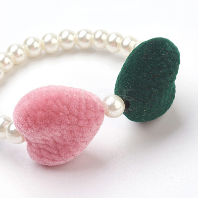 Glass Pearl Beads Jewelry Sets SJEW-JS00982-1