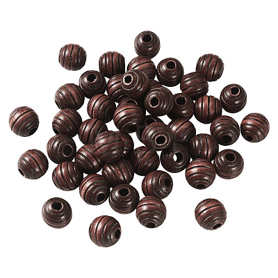 Wood European Beads WOOD-TA0003-10B-1