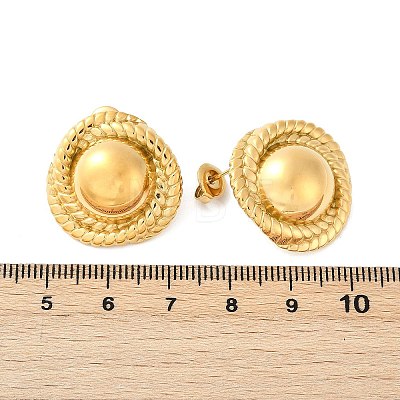 304 Stainless Steel Stud Earrings EJEW-G423-13G-1