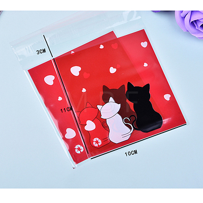 Kitten Printed Plastic Bags PE-L002-12-1