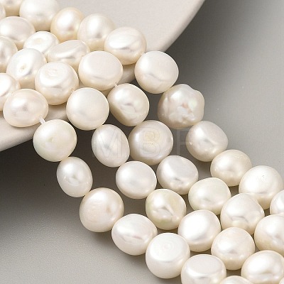 Natural Cultured Freshwater Pearl Beads Strands PEAR-A006-09H-1