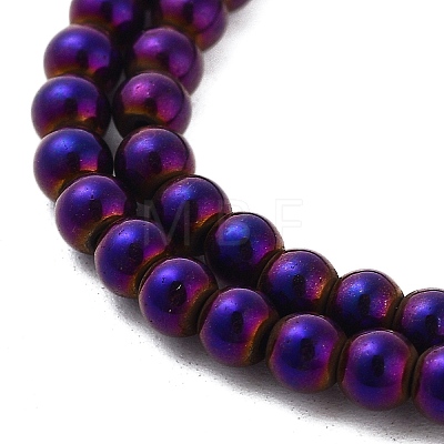 Synthetic Magnetic Hematite Beads Strands G-P545-K01-01G-1