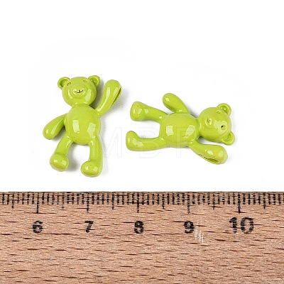 Spray Painted Alloy Pendants PALLOY-Q466-02B-1