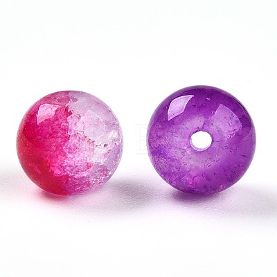 Baking Paint Imiation Jade Glass Beads X1-DGLA-S115-8mm-MY-1