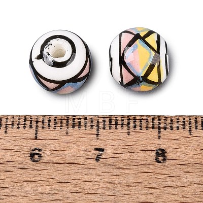 Handmade Porcelain Beads PORC-Q007-07F-1