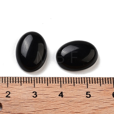 Natural Obsidian Cabochons G-G145-01B-51-1