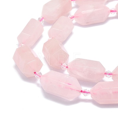 Natural Rose Quartz Beads Strands G-F715-059-1