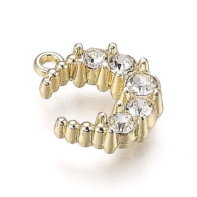 Alloy Jewelry Crystal Rhinestone Pendants X-PALLOY-Z001-22LG-1