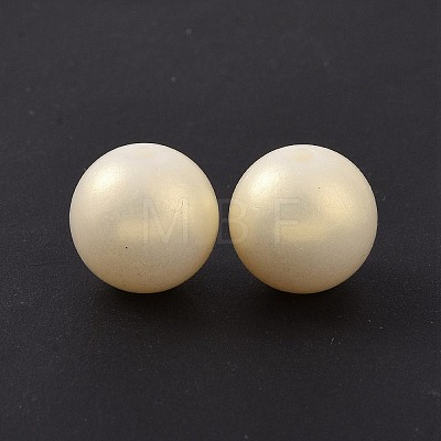 ABS Plastic Imitation Pearl Beads KY-F019-08B-01-1