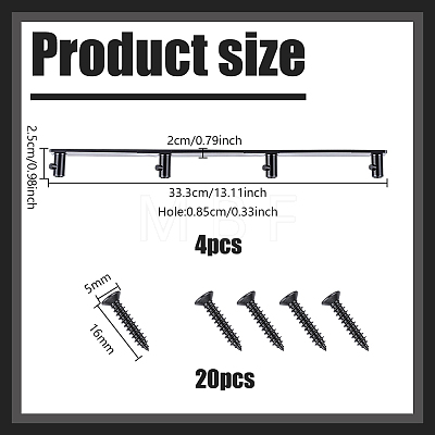 4Pcs Plastic Stand Mixer Attachment Storage Organizer AJEW-GA0011-05-1