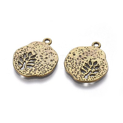 Tibetan Style Alloy Pendants LS-TIBEP-A14120-AB-FF-1