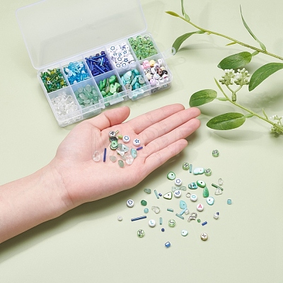 Natural Stone Chip Beads DIY Jewelry Set Making Kit DIY-YW0004-70A-1