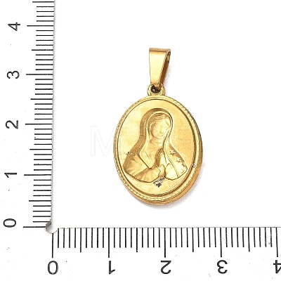 Religion 304 Stainless Steel Pendants STAS-H264-13D-AG-1