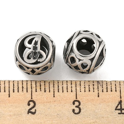 304 Stainless Steel Beads Rhinestone Settings STAS-O002-01J-AS-1