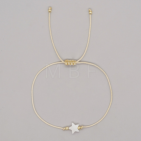 Friendship Shell Bead Braided Bracelets EL8997-2-1