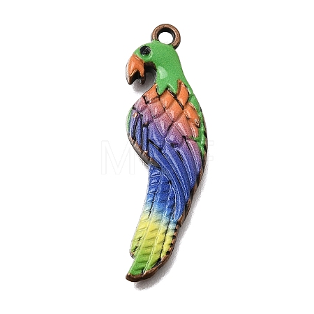 Alloy Enamel Pendants FIND-C097-01A-R-1