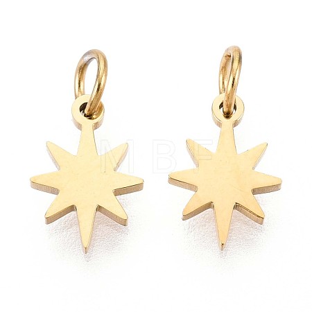 Ion Plating(IP) 304 Stainless Steel Pendants STAS-T064-79G-1