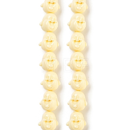 Synthetic Coral Carved Beads Strands CORA-B001-01A-1