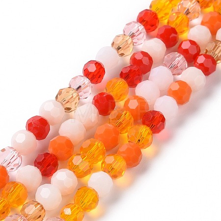 Glass Beads Strands GLAA-E036-09C-1