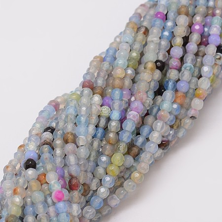 Natural Agate Bead Strands X-G-G882-4mm-C02-1