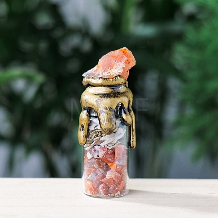 Raw Natural Carnelian Energy Bottle PW-WG50782-08-1