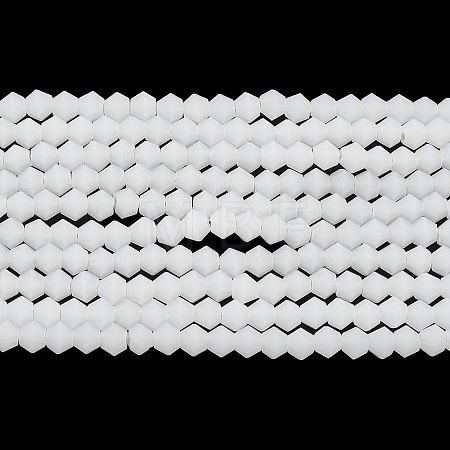Imitation Jade Frosted Glass Bead Strands X1-GLAA-F029-JM4mm-B06-1