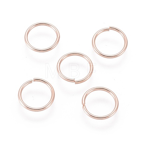 304 Stainless Steel Open Jump Rings STAS-O098-02RG-07-1