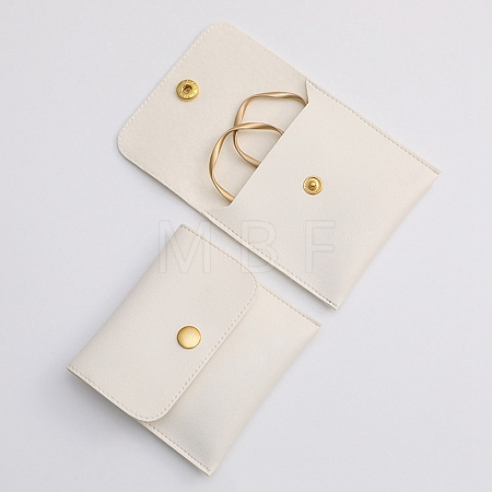 PU Imitation Leather Jewelry Storage Bags ABAG-P006-01A-03-1