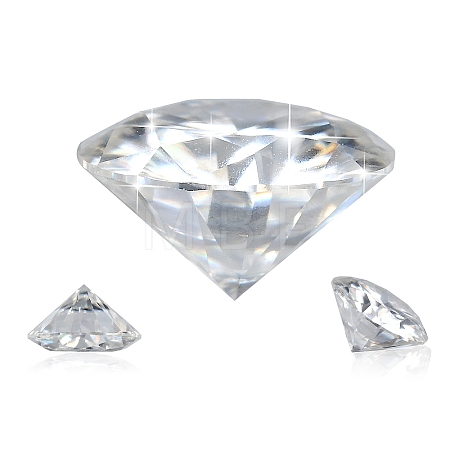 Brilliant Round Cut Moissanite Loose Stones Cabochons RGLA-F081-01F-1