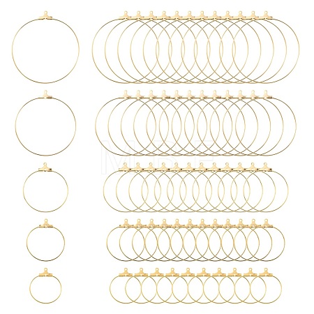 20Pcs 5 Size 304 Stainless Steel Pendants STAS-LS0001-12G-1